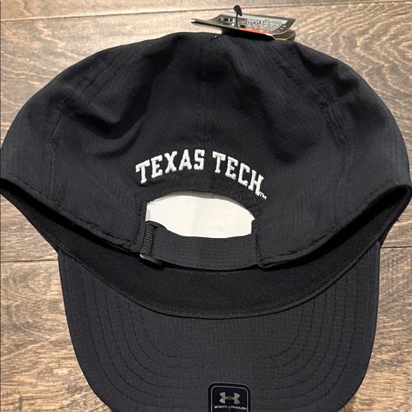 Texas Tech Under Armour Black Cap with Red Embroidery - Picture 2 of 2